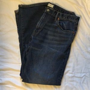 Gap Jeans Straight Medium Wash 36x32